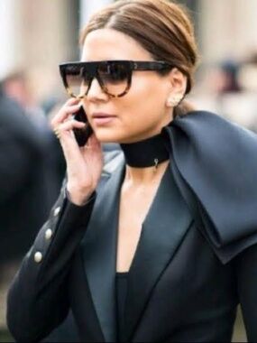 Celine Phoebe Philo Era Flat Top Shadow Shield Sunglasses